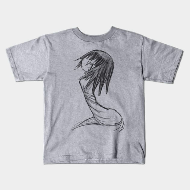 Nadeko Sengoku (Bakemonogatari) "Ending" Kids T-Shirt by Kamishirts